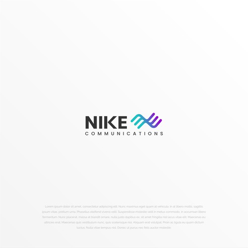 Nike Communications Logo Contest Design by R.one