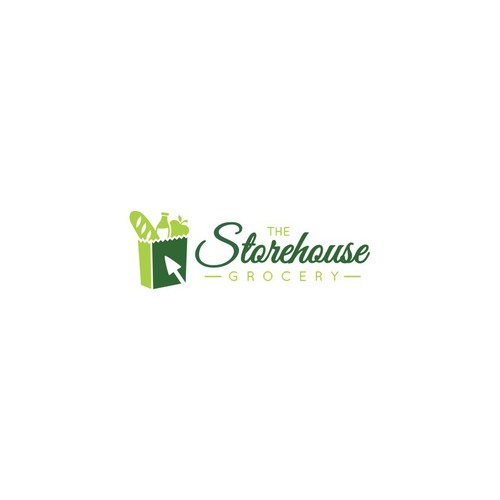 the Storehouse Grocery logo Design by Yulia Hudson