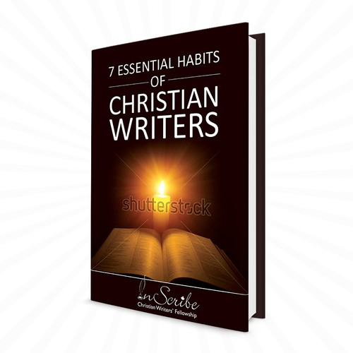 Create a captivating book cover for anthology, 7 Essential Habits of Christian Writers Design by Mila.