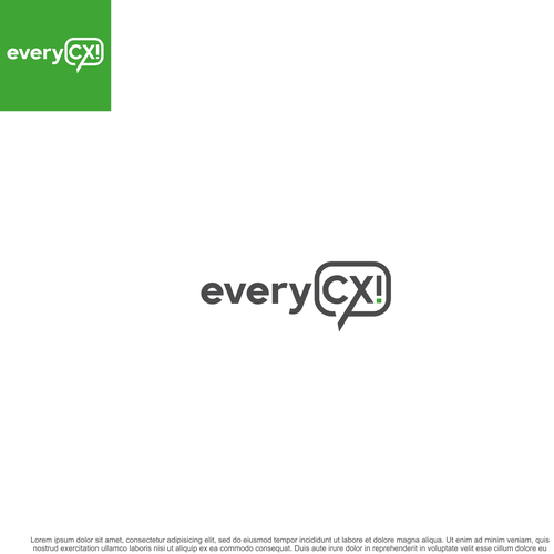 EVERY CX (Customer experience) logo for international SaaS product. Design réalisé par Adiwinata