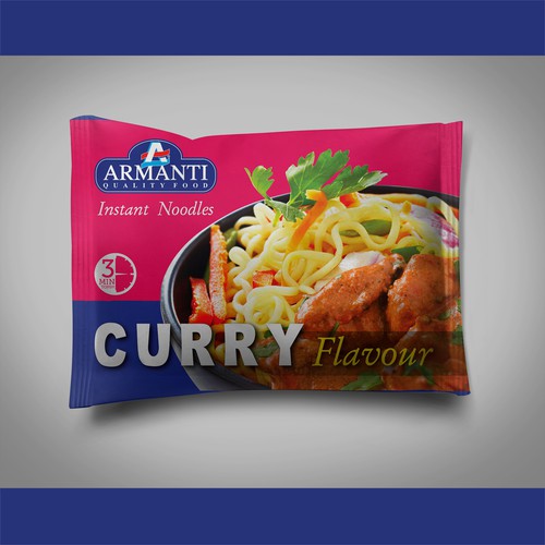 New Armanti Instant Noodles Design réalisé par syakuro