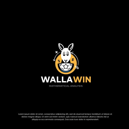 crea un logo per WallaWin Design by Hamid Saddique