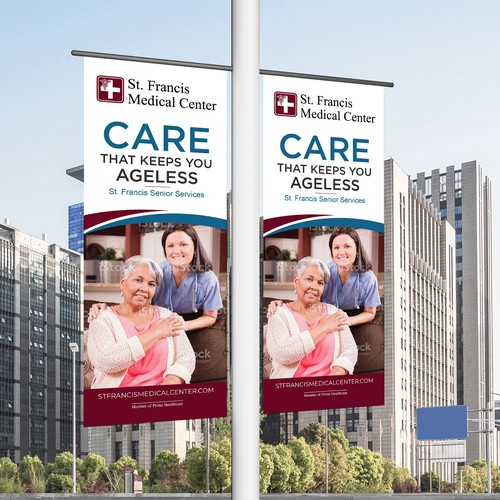 Design a banner that attracts older adults & families to use our specialized senior care & services Design by Sketch Media™