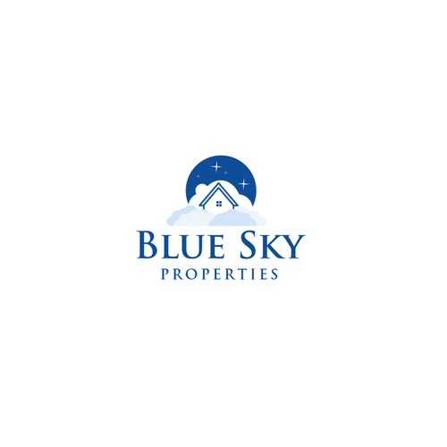 Designs Create a Logo! Blue Sky Properties Logo design contest