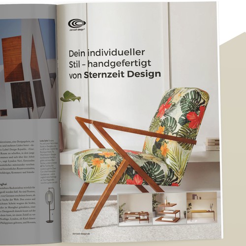 A4 Printanzeige - Sternzeit Design Möbel Design by Medstark