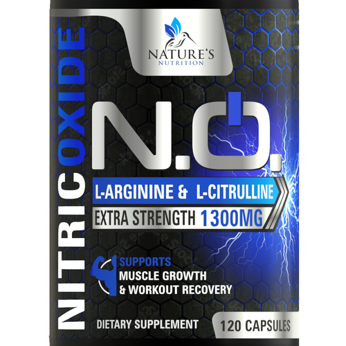 Nitric Oxide label design needed for Nature's Nutrition Design by Aalamvision