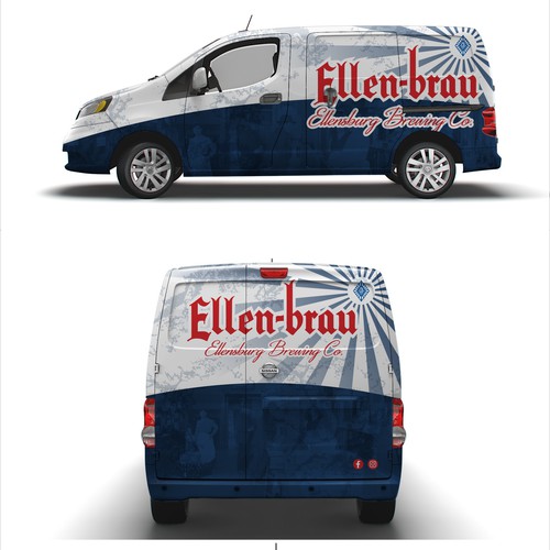 Design a vehicle wrap for a brewery Design by dnite