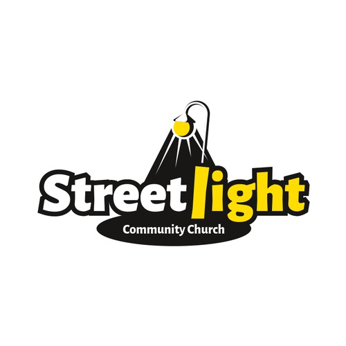 Young, Hip, Urban - Streetlight Community Church Logo-ontwerp door trumpdesign