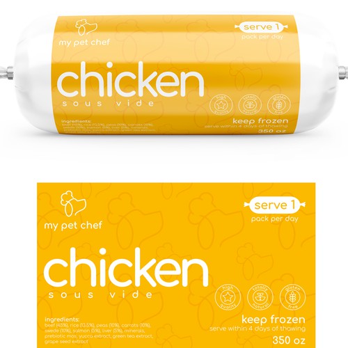 Premium Fresh Dog Food Design by Totoya