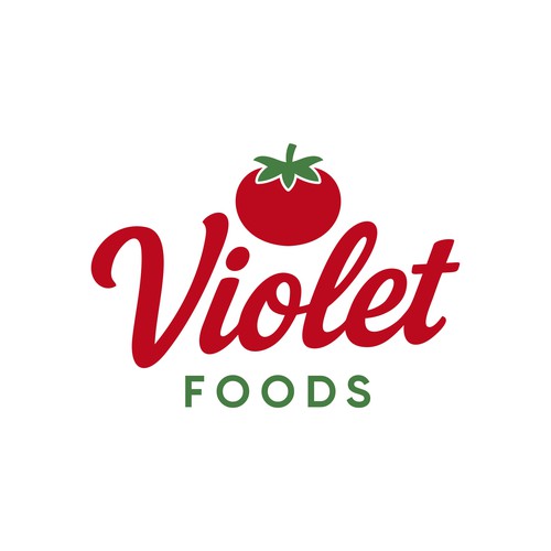 Violet Foods Logo Design by DevDevit   ★ ★ ★ ★ ★