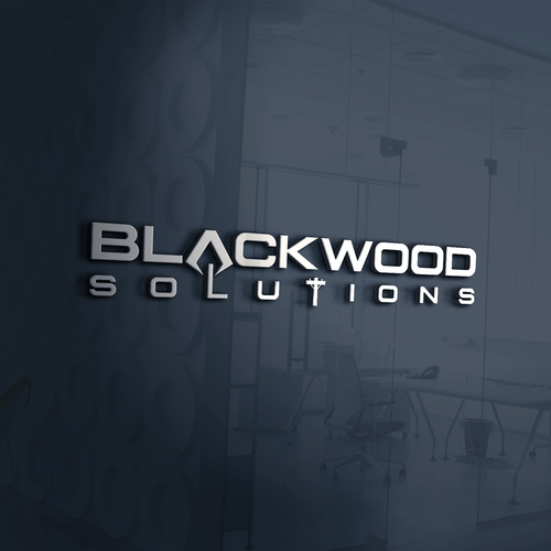 Create a logo and web site for Blackwood Solutions, a wood recycling company Logo & brand