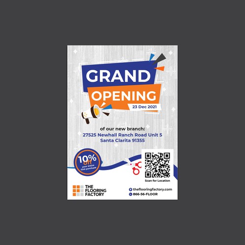 Grand Opening Flyer Design by 2thumbs