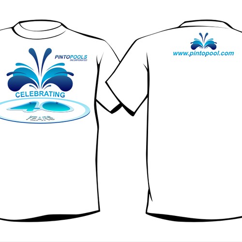 NEW Tshirt Design for swimming pool company Design by PapaSagua