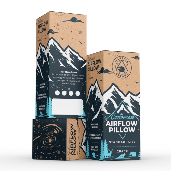 Design by Ny.Studio's titled "Airflow Pillow Packaging Design"