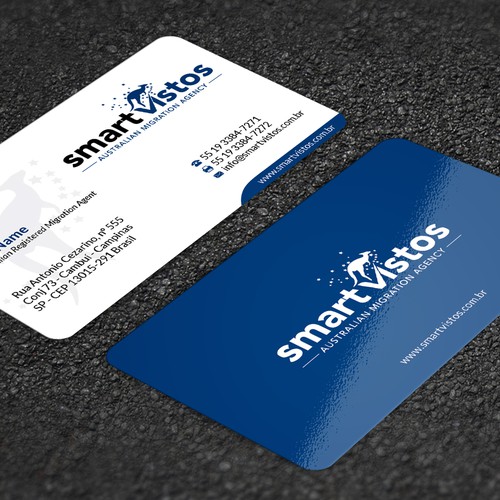 We need a great and creative business card for an Australian Migration Agency. デザイン by Florin Ralea