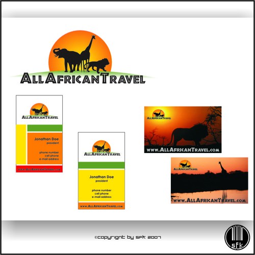 $150 - Logo, Exciting New African Travel Agency Design by sfk