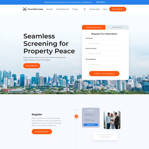 Eviction Website Design. Design by ⭐CaptMarvel⭐