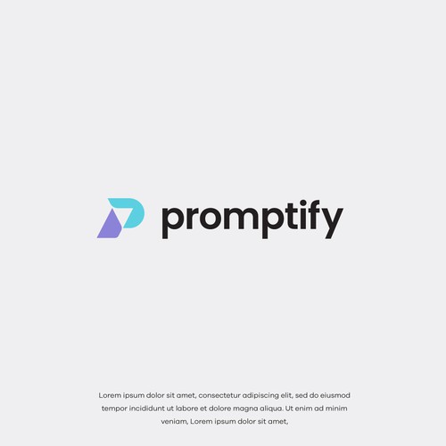 Modern, Simple and Sleek Logo for Promptify.com Design by Creative Dan