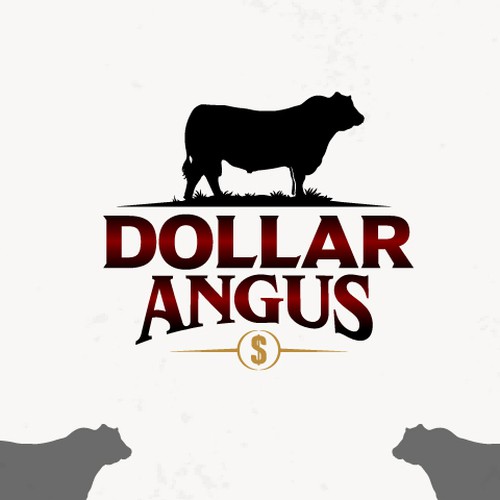 "Dollar Angus Company" winning Logo design