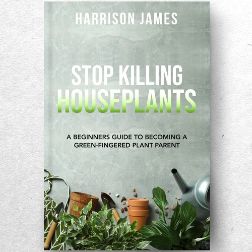 Design a plant parenting book cover Design by ryanurz