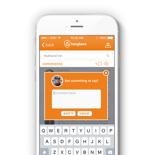 hanghere app design 2 Design by RXK