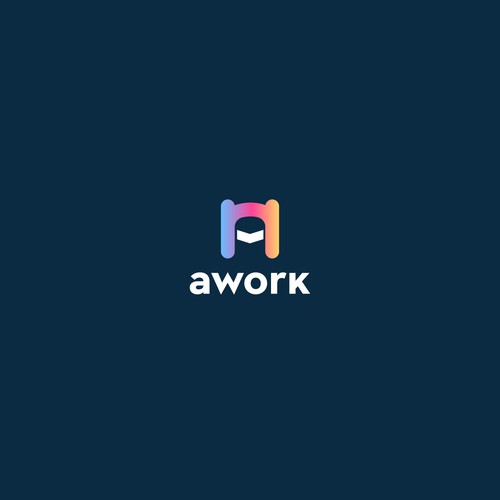 New logo for AI-based productivity software "awork" Diseño de Lumbeard