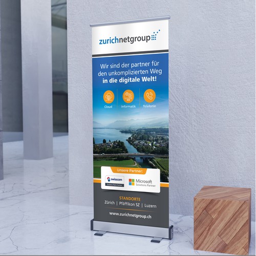 Designs | Rollup Banner Design for young tech company in the smb ...
