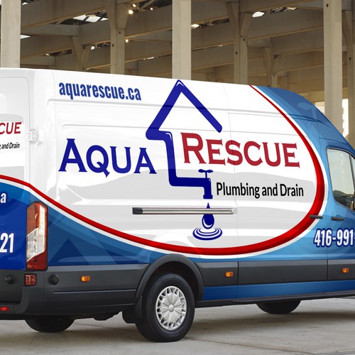 Aquarescue Van Wrap Design by J.Chaushev