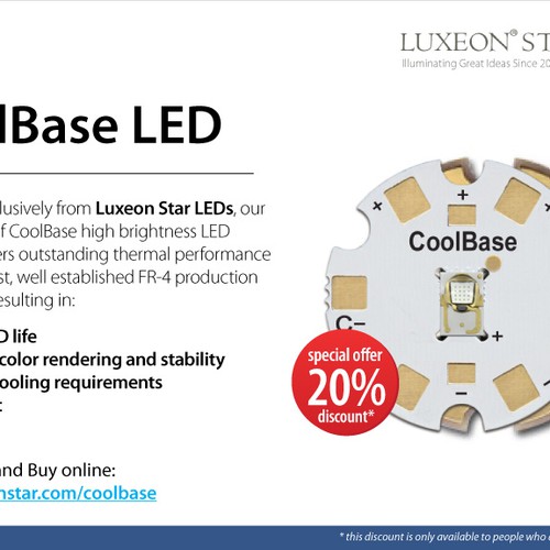 New postcard or flyer wanted for Luxeon Star LEDs Réalisé par Push™