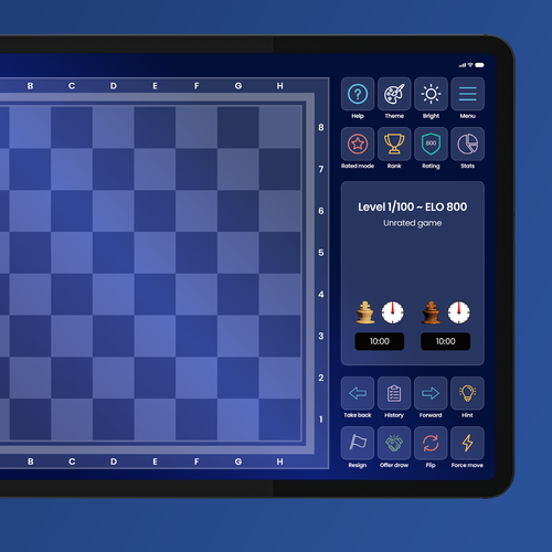 iPad Chess App - Polishing project. See PSD. Ontwerp door Borowski Design