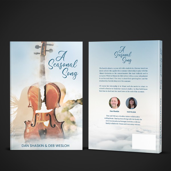 Book Cover for a romance & music novel