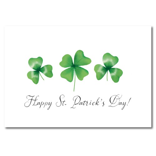 "St. Patricks Day Greeting card to be sold on Amazon" winning Card or invitation by Just_be