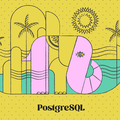 PostgreSQL v16 Release Artwork Design von hashWednesday