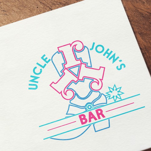 RRR Bar logo contest Design by chiran2018