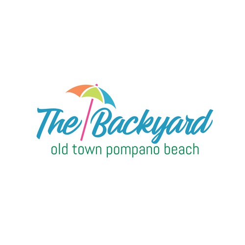 Pompano Beach CRA - The Backyard Old Town Pompano Logo Design by Transformed Design Inc.