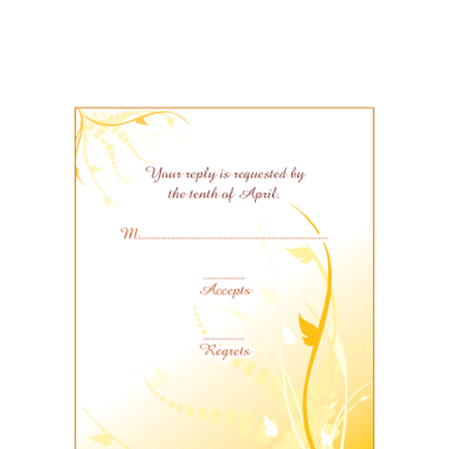 Letterpress Wedding Invitations デザイン by Sinchan71