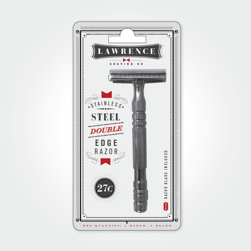 Designs | Create a Blister Card Design for Lawrence 27C Razor | Product ...