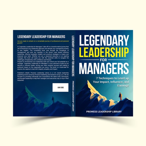 Design a Captivating Book Cover for a Leadership Skills Book for Managers Design by KMS Arafat