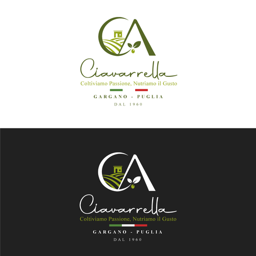 "Logo of a family Farm with the main focus on olive oil." winning Logo design