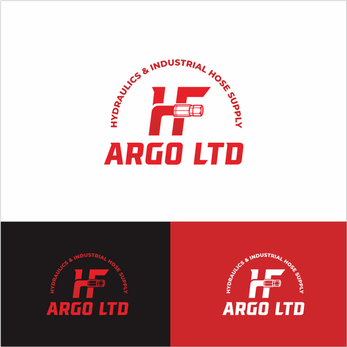 Hydraulic hose shop logo Design by dimbro