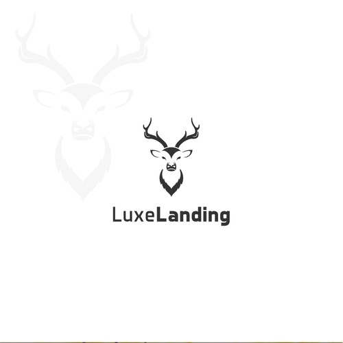 Brand Logo of Simple Design of a Stag (Male Deer) Head Design by Indra Ardiananta