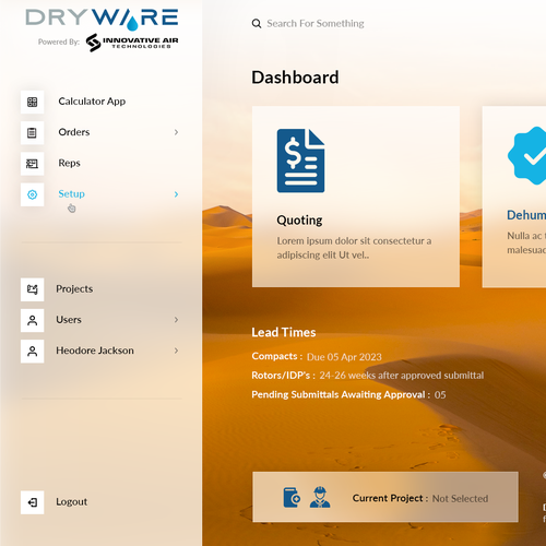 Design new User Interface for customer facing software. Design by Pritesh P