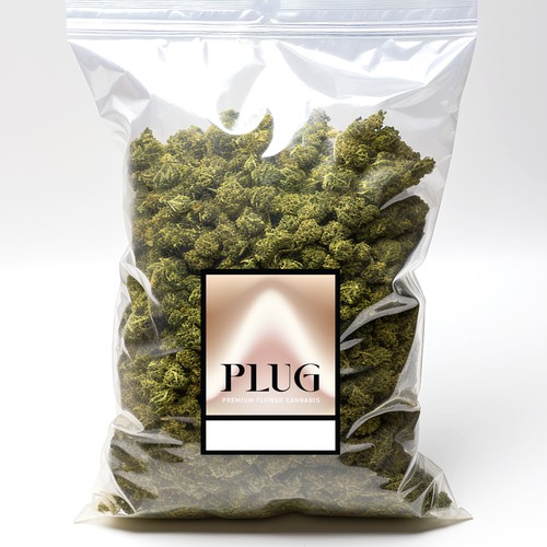 Design an urban looking label for a cannabis street brand that specializes in bulk flower sales Design by HollyMcA