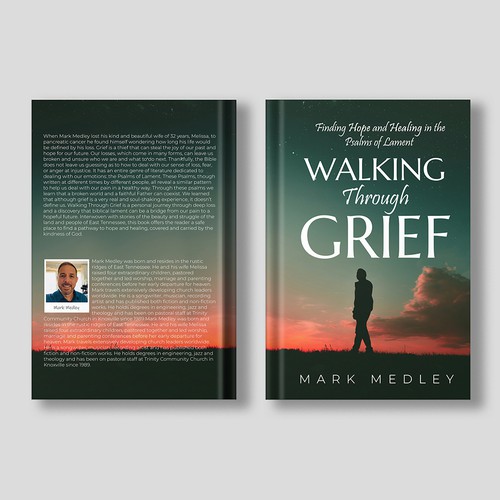 Book Cover: "Walking Through Grief" Guaranteed Winner! Design by H.Khush