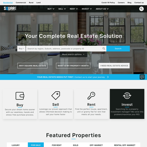 Design by Varvara Tsotsova titled "Real Estate Agency Web Design"