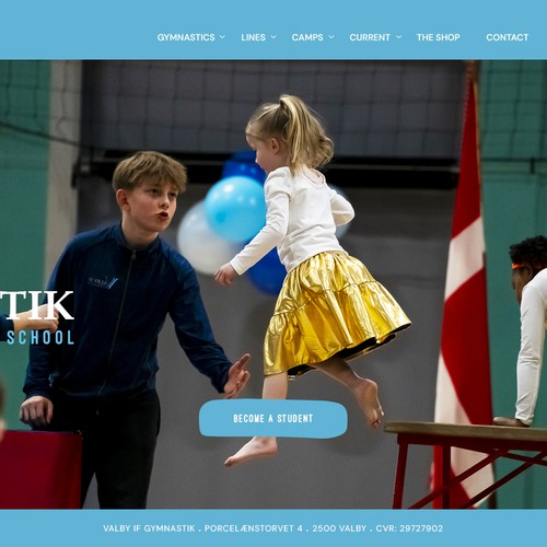 New website for Valby If Gymnastics Design by sandy#ogma