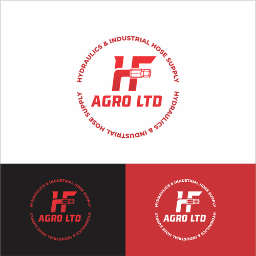 Hydraulic hose shop logo Design by dimbro