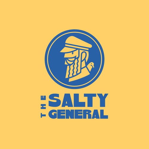 Salty New England General Store / sandwich shop combining classic text & modern imagery Design by Nacer Filez