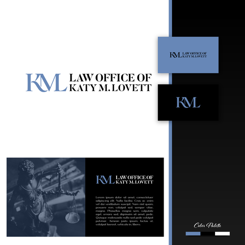 Small family law firm opening in Texas needs logo and website Design by Direwolf Design