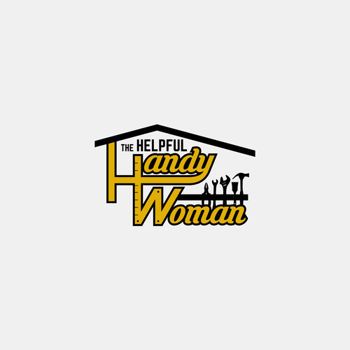 We need a design for our handywoman business that mixes masculine and feminine. Design by XarXi